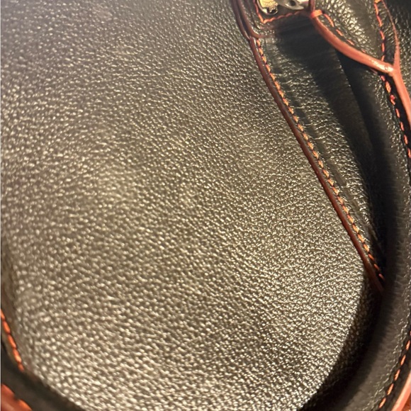 MCM Black Satchel with Red Accents 11x9 - Picture 11 of 14